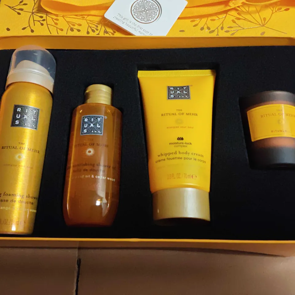 BOXED RITUALS OF MEHR 4-PECE BEAUTY GIFT SET