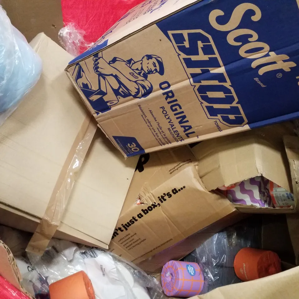 PALLET OF ASSORTED TOILET PAPER & PAPER TOWELS