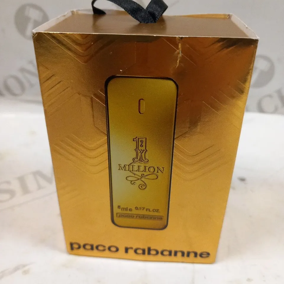 BOXED PACO RABANNE ONE MILLION EAU DE TOILETTE 5ML