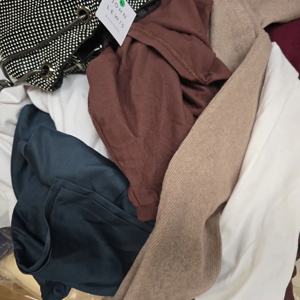 APPROXIMATELY 20 ASSORTED CLOTHING AND FASHION PRODUCTS IN VARIOUS STYLES AND SIZES - COLLECTION ONLY