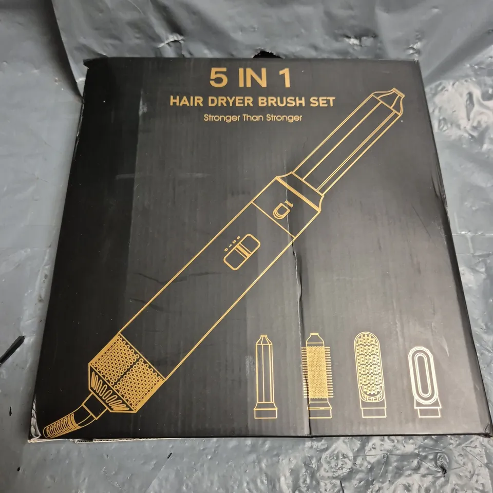BOXED 5 IN 1 HAIR DRYER BRUSH SET