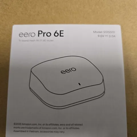 EERO PRO 6E TRI-BAND MESH WI-FI 6E ROUTER