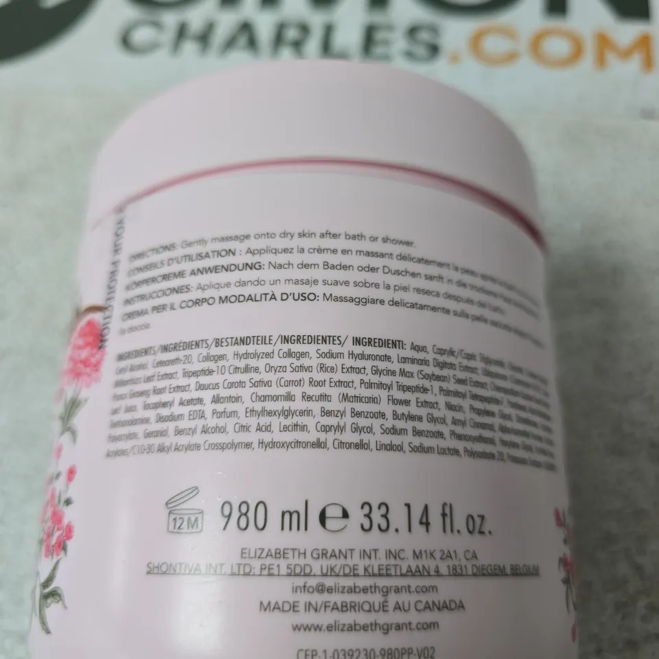 ELIZABETH GRANT COLLAGEN RE-INFORCE 3D LIFT BODY CREAM – 980 ML