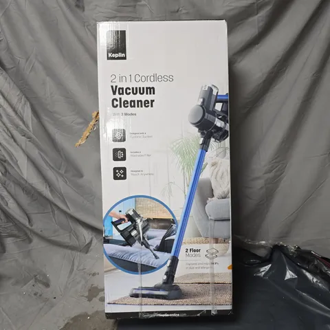 KEPLIN 2-IN-1 CORDLESS VACUUM CLEANER – BOXED 