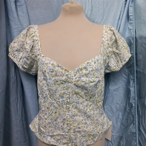 NOBODYS CHILD  SWEETHEART NECKLINE TOP – SIZE 14