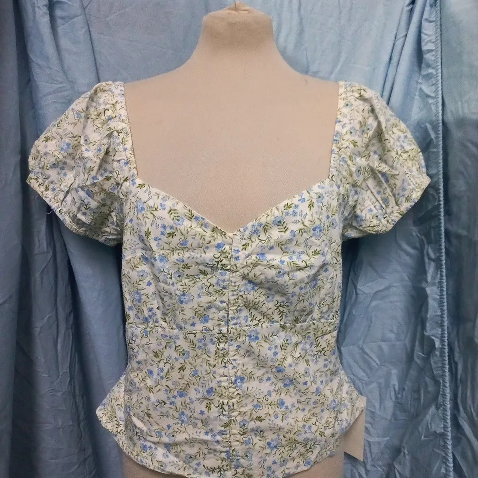NOBODYS CHILD  SWEETHEART NECKLINE TOP – SIZE 14