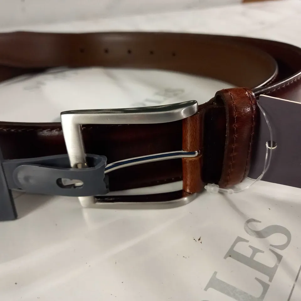 CHARLES SMITH GENUINE LEATHER BROWN BELT - 40