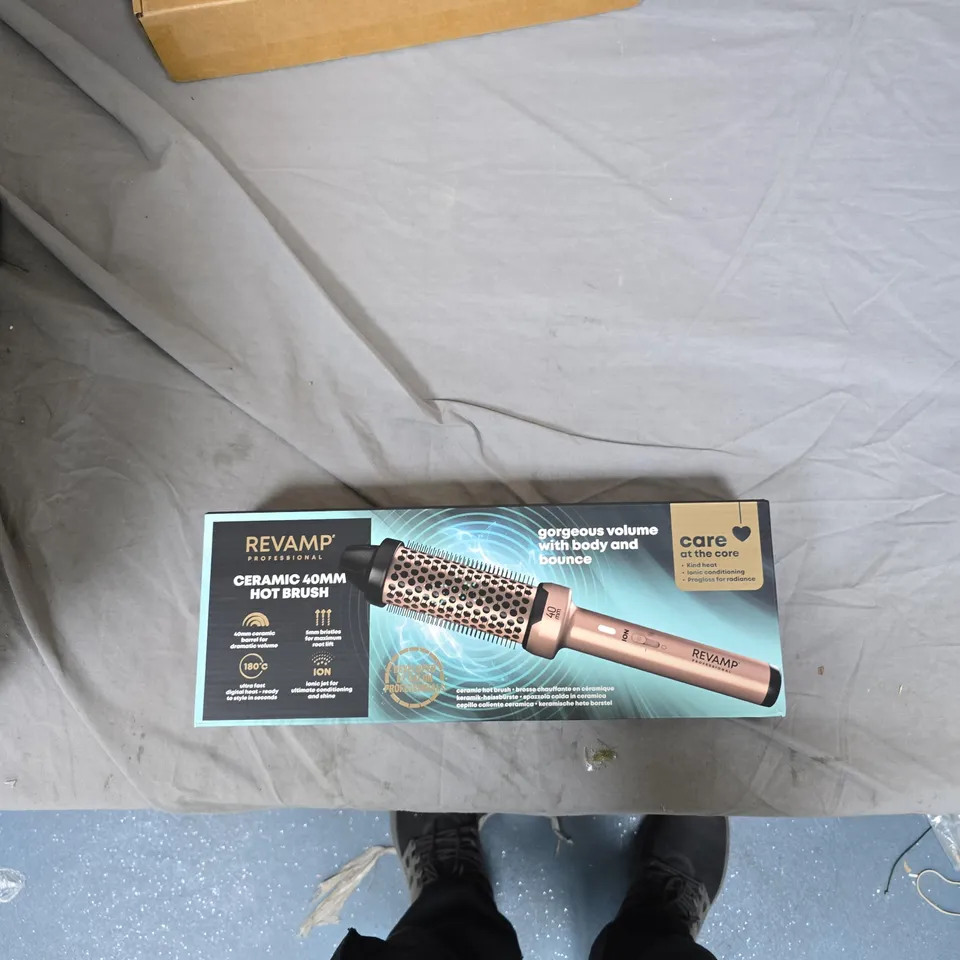 REVAMP PROFESSIONAL CERAMIC 40MM HOT BRUSH – HAIR STYLING TOOL