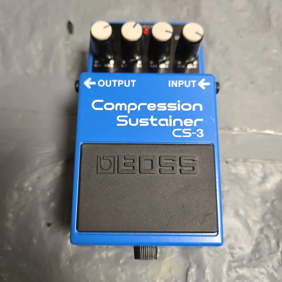 BOSS CS-3 COMPRESSION SUSTAINER GUITAR EFFECTS PEDAL