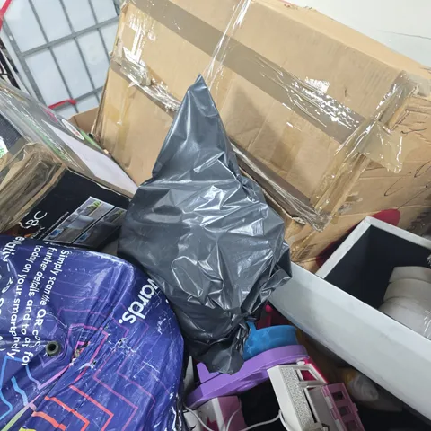 PALLET TO CONTAIN A LARGE ASSORTMENT OF HOUSEHOLD ITEMS TO INCLUDE DEHUMIDIFIER, ETC - COLLECTION ONLY