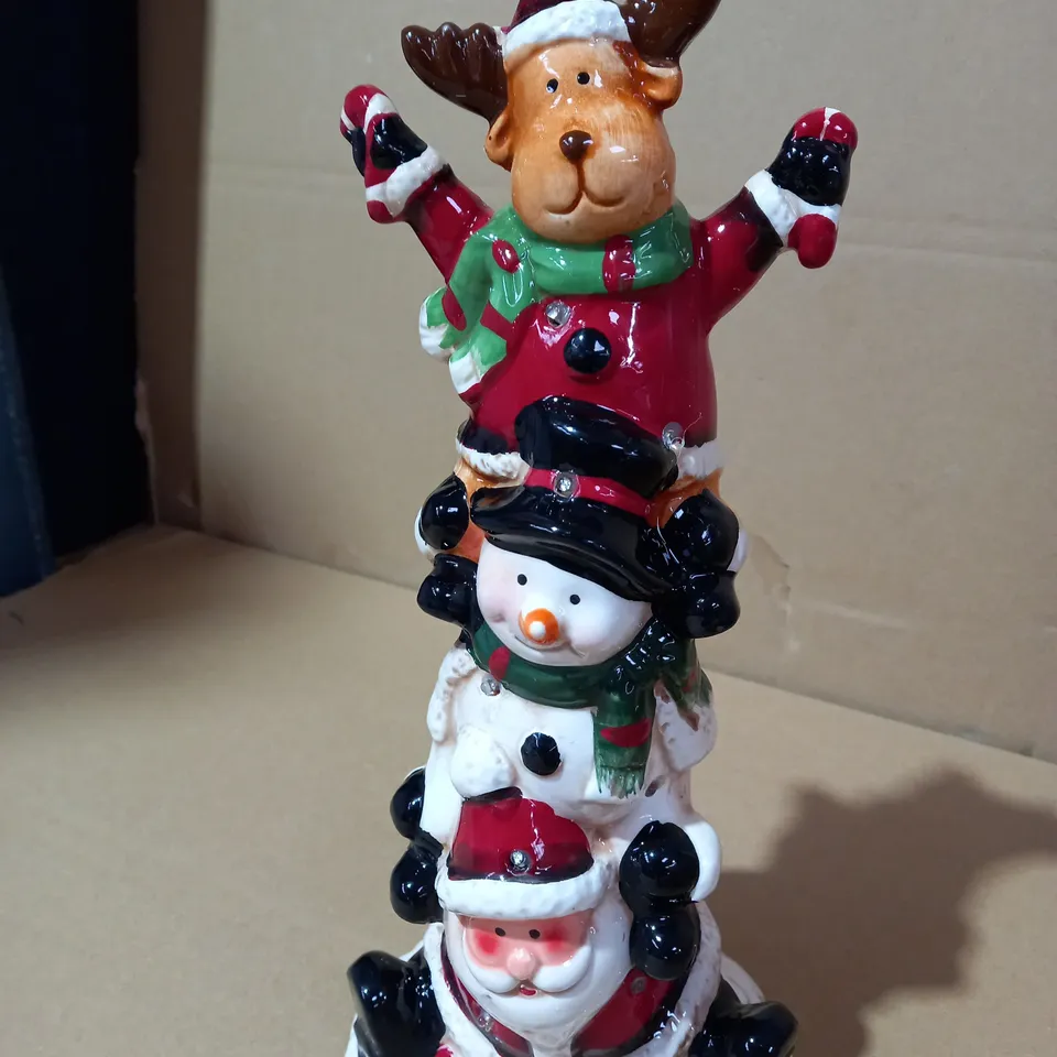 JOLLY SANTA LIGHT UP ORNAMENT RRP £38