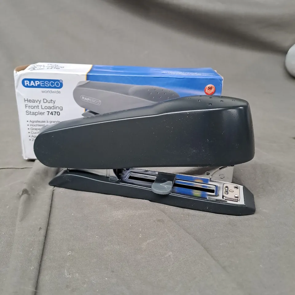 RAPESCO HEAVY DUTY FRONT LOADING STAPLER 7470