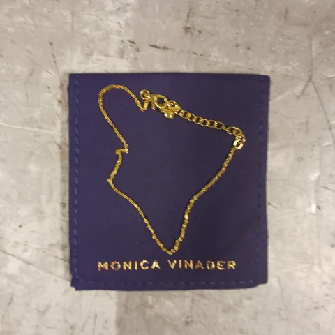 MONICA VINADER MINI CHAIN GOLD BRACELET 