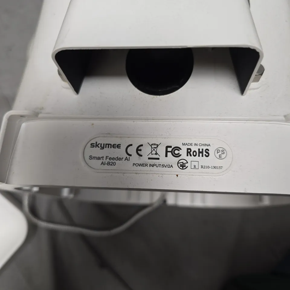 SKYMEE SMART FEEDER AI-B20 PET FEEDER – WHITE