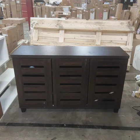 DESIGNER 3 DOOR SHOE STORAGE CABINET