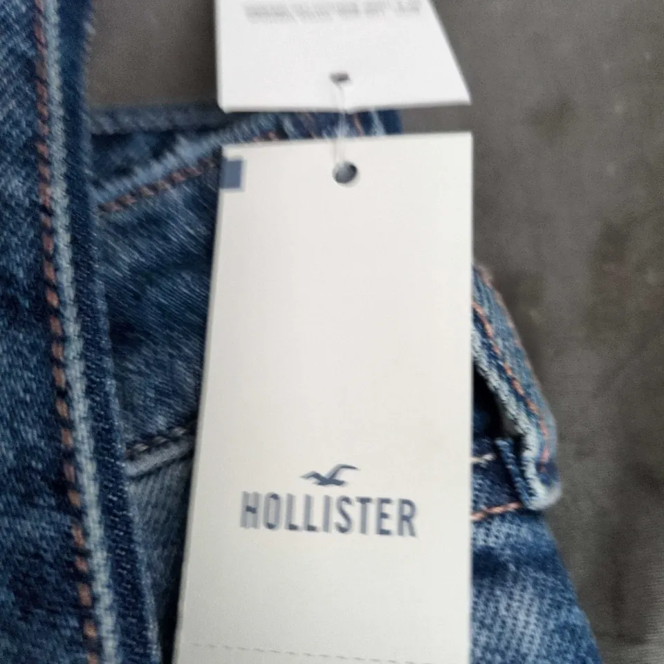 Hollister Women's Low-Rise Boot Jeans – UK 6Blue Denim