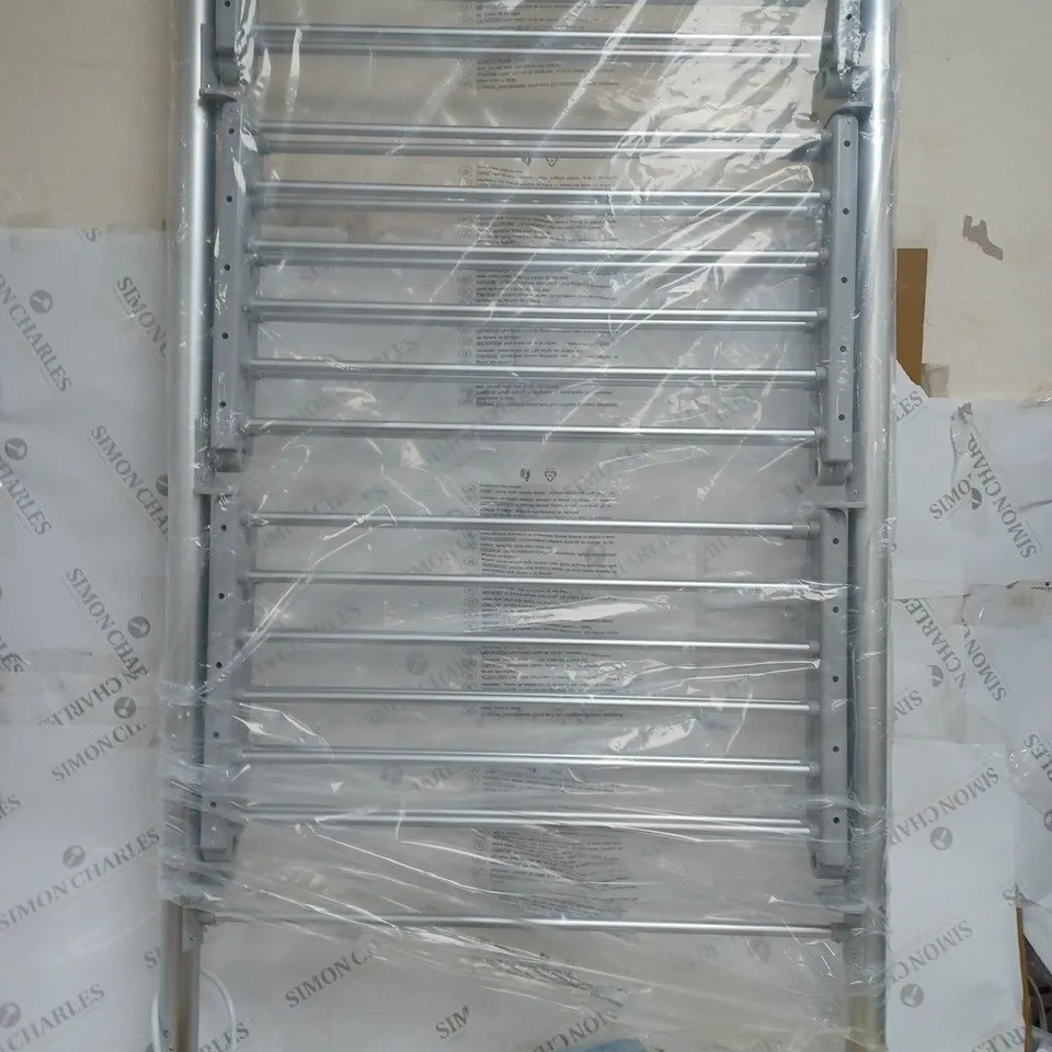 ORGANISED OPTIONS 3 TIER HEATED AIRER WITH 21M DRYING SPACE & COVER - COLLECTION ONLY