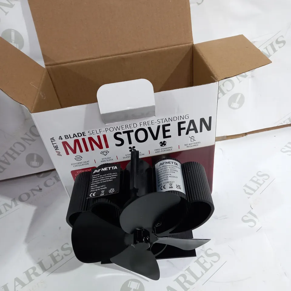 MINI 4 BLADE STOVE FAN 