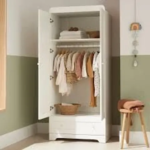 BOXED TUTTI BAMBINI RIO WARDROBE - WHITE (2 BOXES)