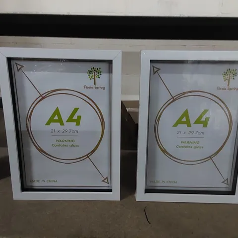 BOXED SHADOW BOX PICTURE FRAME - SET OF 2