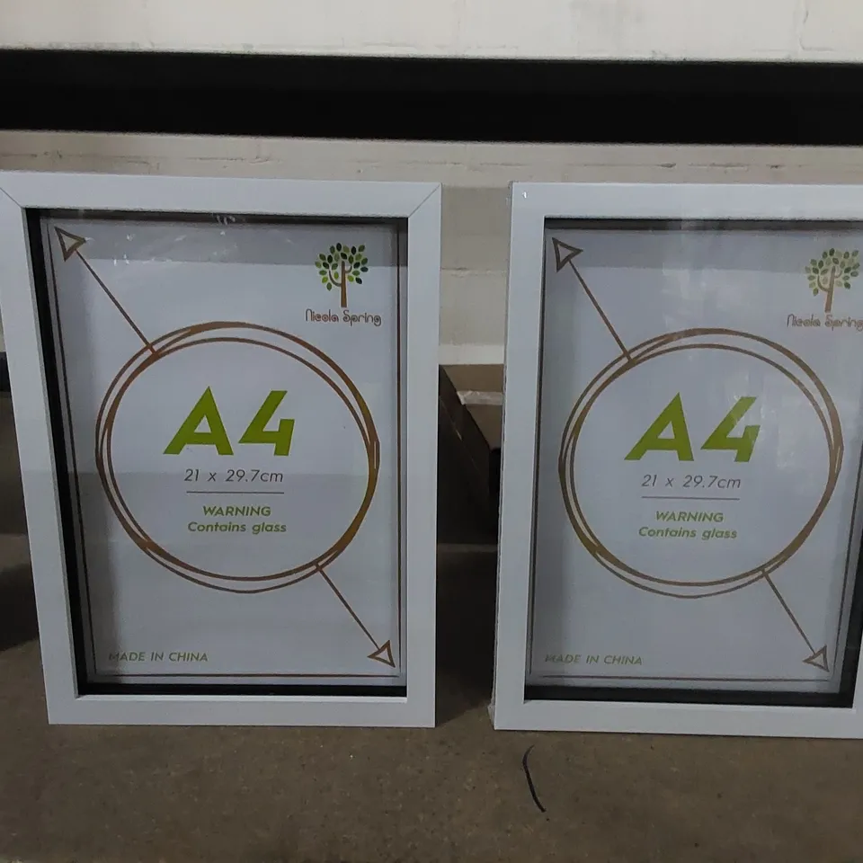 BOXED SHADOW BOX PICTURE FRAME - SET OF 2