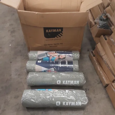 BOX OF 4 KAYMAN YOGA MATS