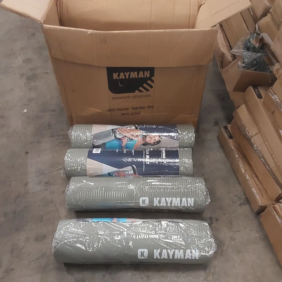BOX OF 4 KAYMAN YOGA MATS