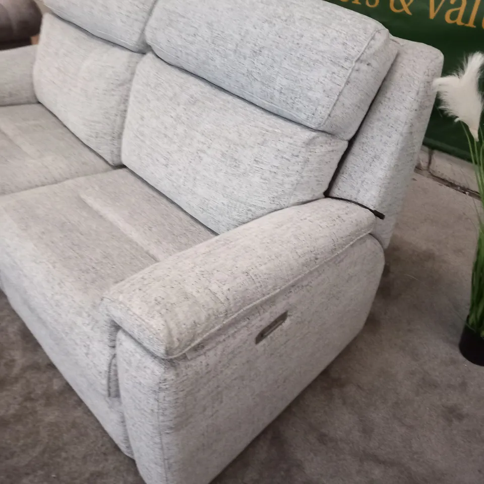 DESIGNER G PLAN ELLIS ULTIMA MIST ELECTRIC RECLINING LARGE SOFA