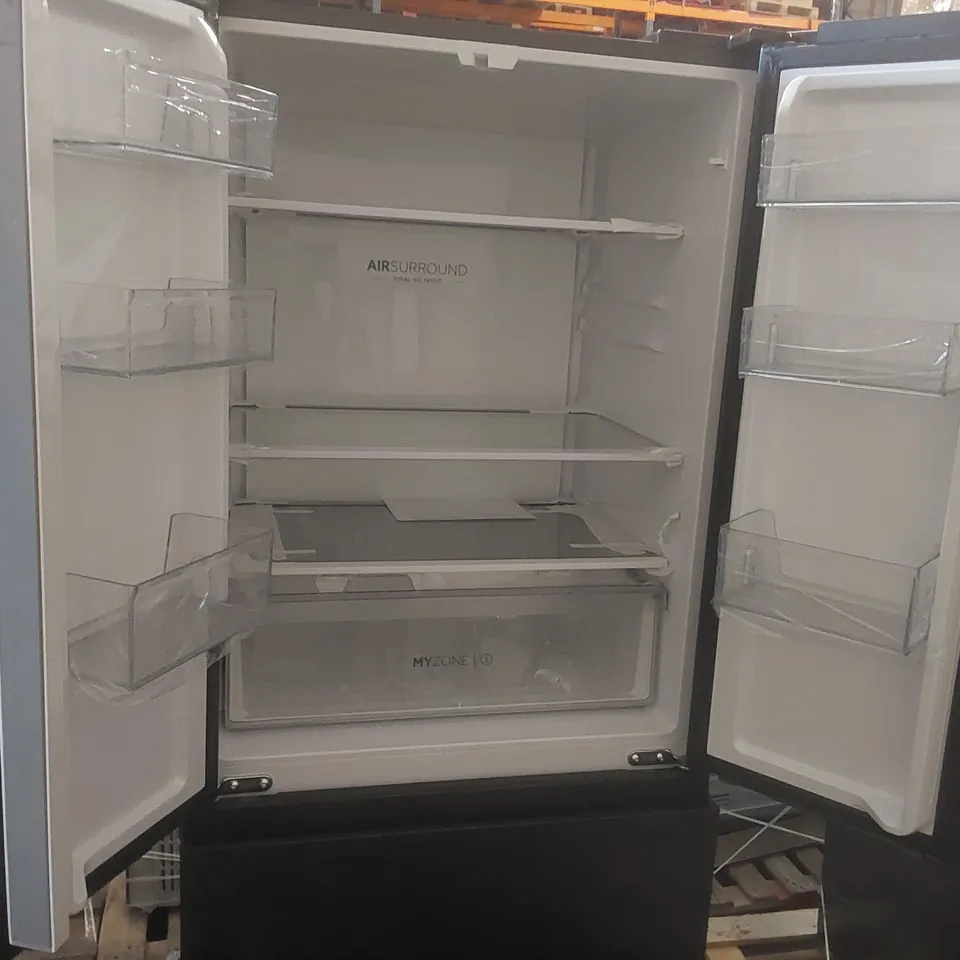 HAIER FD 70 SERIES 3 HFR3718ENPT FRIDGE FREEZER - SLATE BLACK