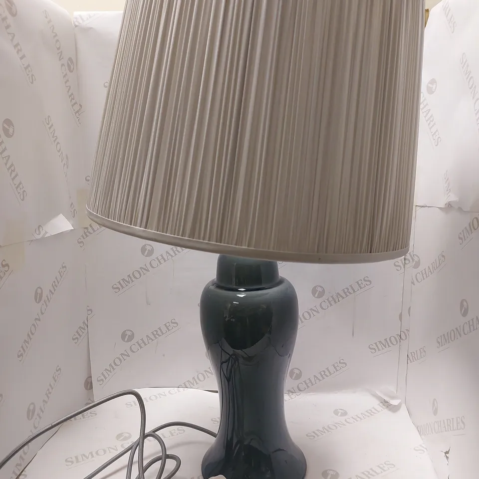 LAURA ASHLEY REGINA PLEATED SHADE TABLE LAMP 
