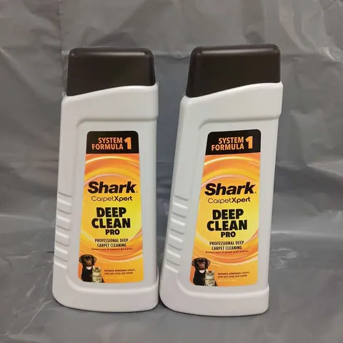 LOT OF 2 SHARK CARPET XPERT DEEP CLEAN PRO CARPET SHAMPOO 1,42L - COLLECTION ONLY