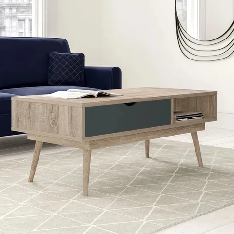 BOXED CAROLINE COFFEE TABLE WITH STORAGE 