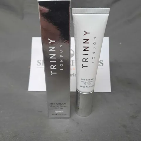 BOXED TRINNY LONDON BFF CREAM SKIN PERFECTOR SPF 30 IN LIGHTEST 30ML