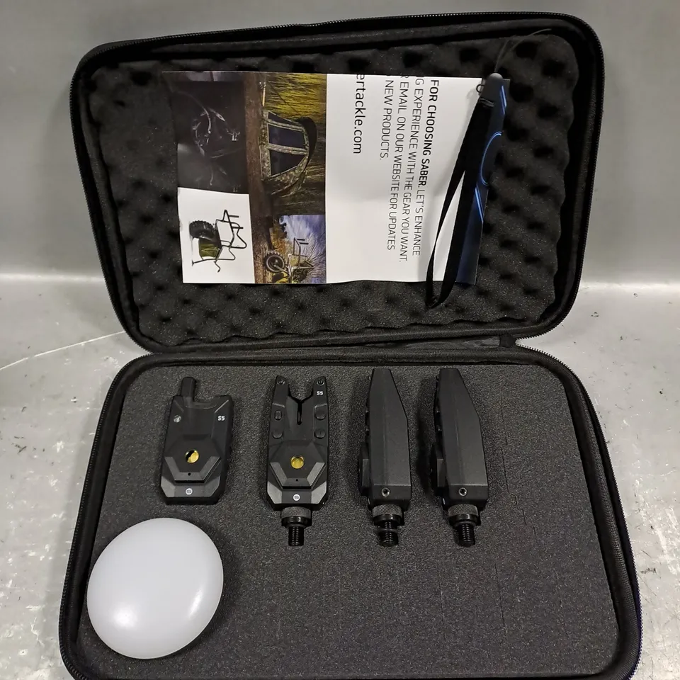 SABER S5 WIRELESS 3+2 BITE ALARM KIT 