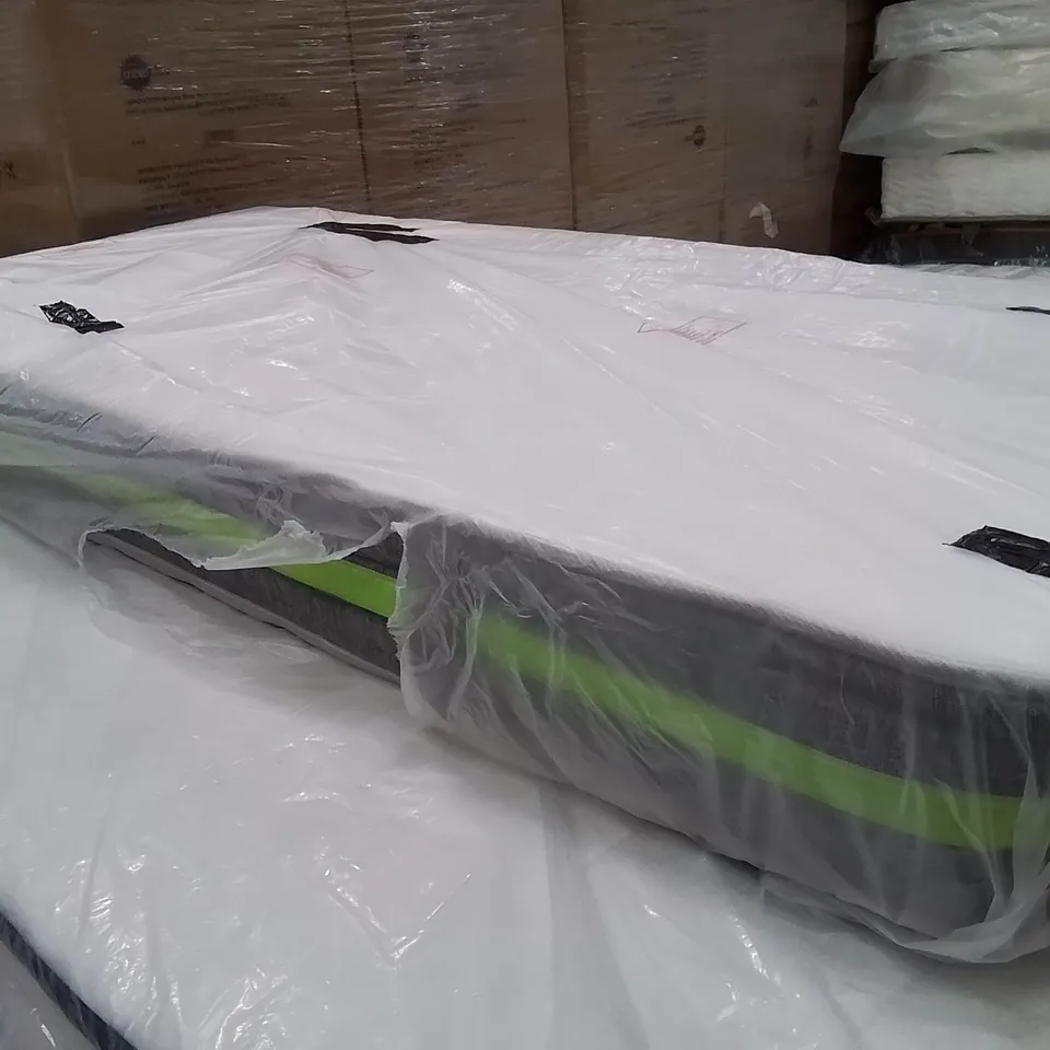 QUALITY BAGGED FUSION COMFORT MEMORY FOAM AND SPRING HYBRID SINGLE MATTRESS 