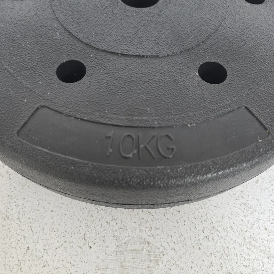 BLACK 10 KG WEIGHT PLATE – BARBELL DISC