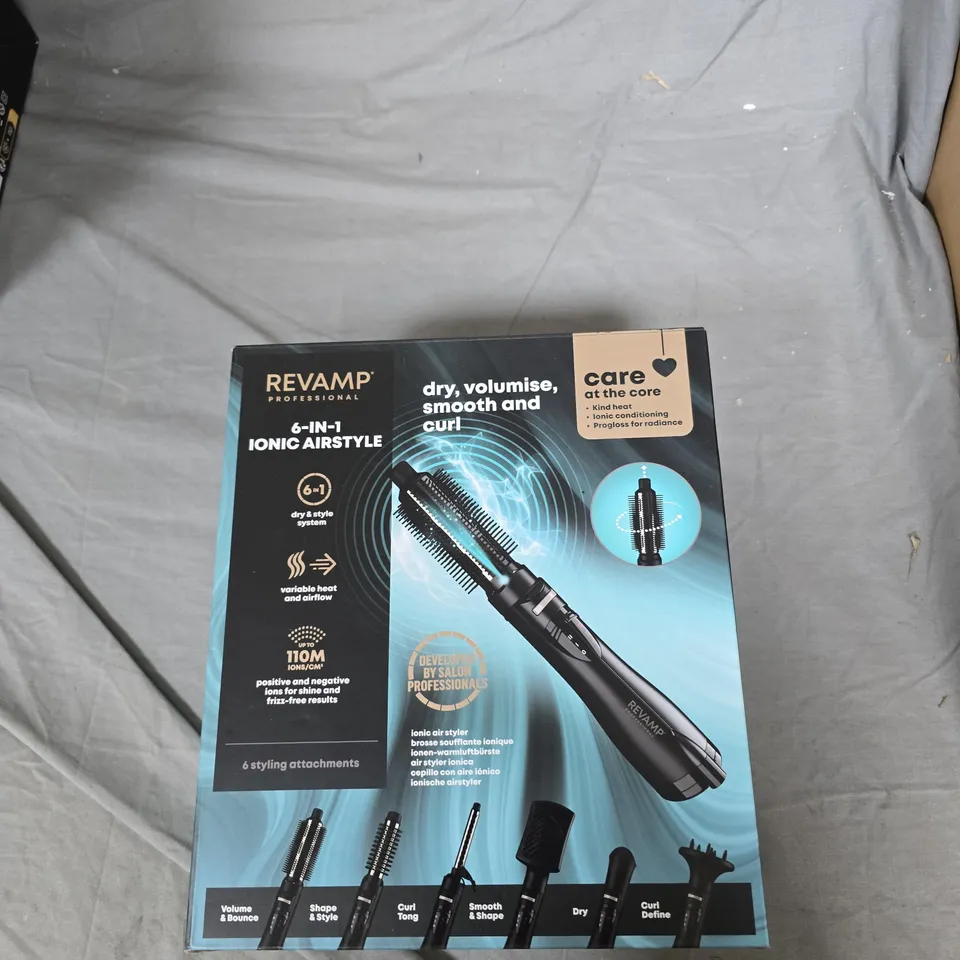 REVAMP PROFESSIONAL 6-IN-1 IONIC AIRSTYLE HAIR STYLER