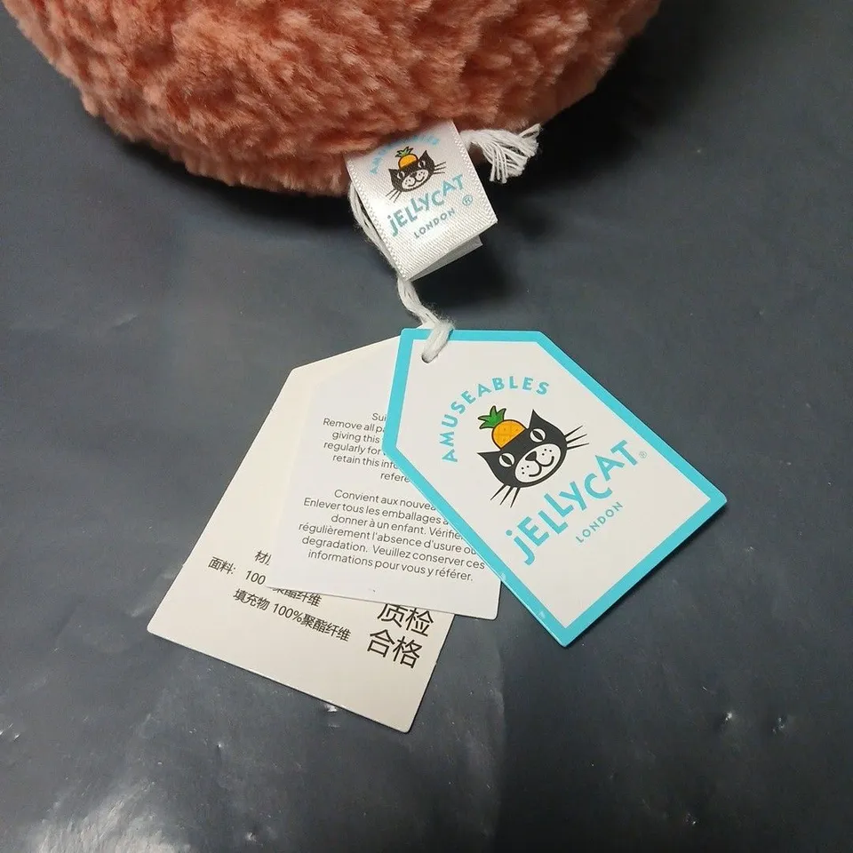 JELLYCAT AMUSEABLES MELBE PEACH CAKE PLUSH TOY