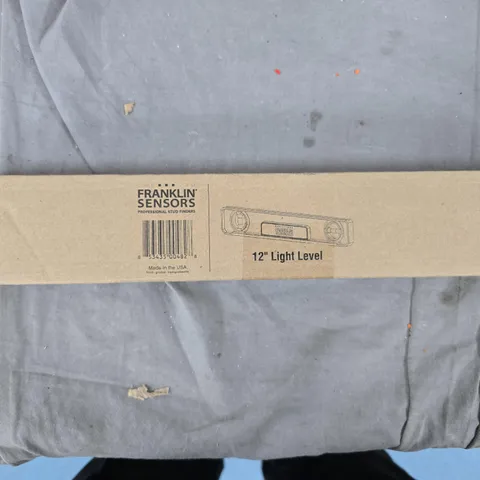 FRANKLIN SENSORS 12" LIGHT LEVEL SPIRIT LEVEL