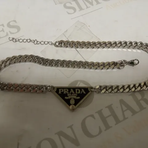 PRADA-STYLE CHAIN NECKLACE