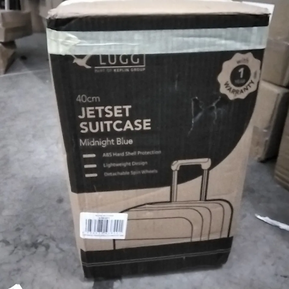 BOXED 40CM JET-SET SUITCASE MIDNIGHT BLUE
