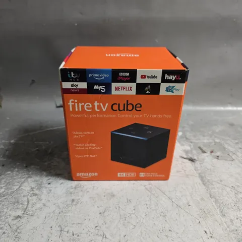AMAZON 4K ULTRA HD FIRE TV CUBE