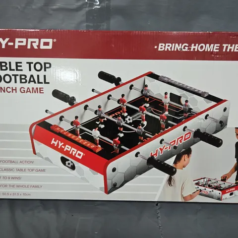 BOXED HY-PRO TABLE TOP FOOTBALL