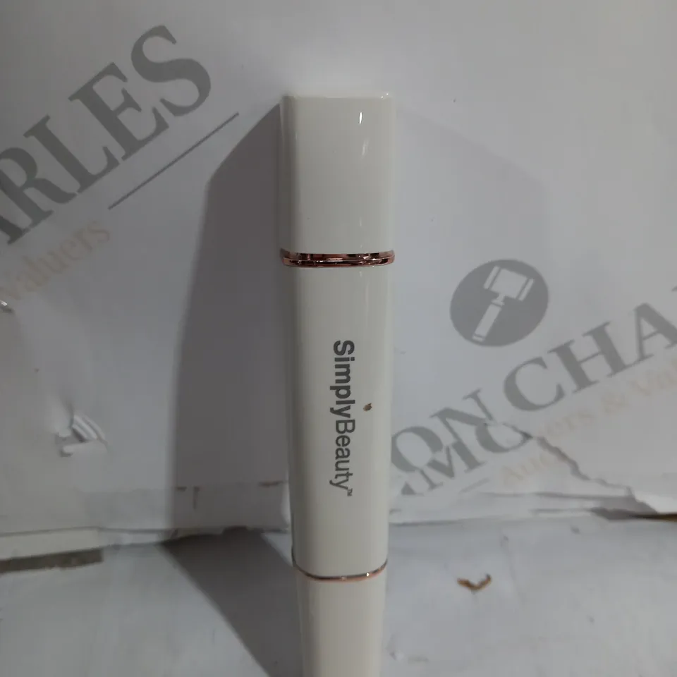 SIMPLY BEAUTY 2 IN 1 SUPER SMOOTH FACE & BROWS HAIR REMOVER, WHITE