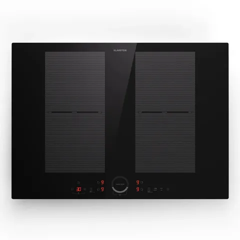 BOXED KLARSTEIN DELICATESSA 70CM 2 FLEX ZONES 4 RING INDUCTION HOB BLACK 
