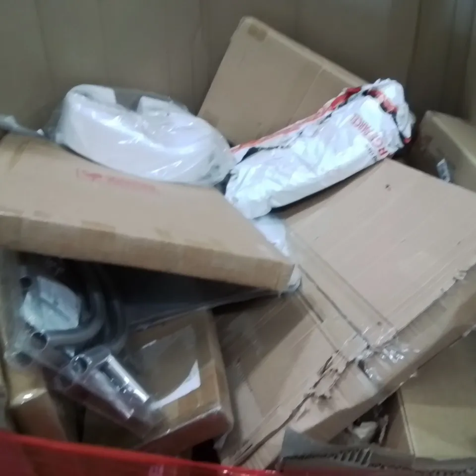 PALLET OF ASSORTED HOUSEHOLD GOODS AND PRODUCTS TO INCLUDE;ELECTRIC FRYER,BED RAIL,TOILET SEAT