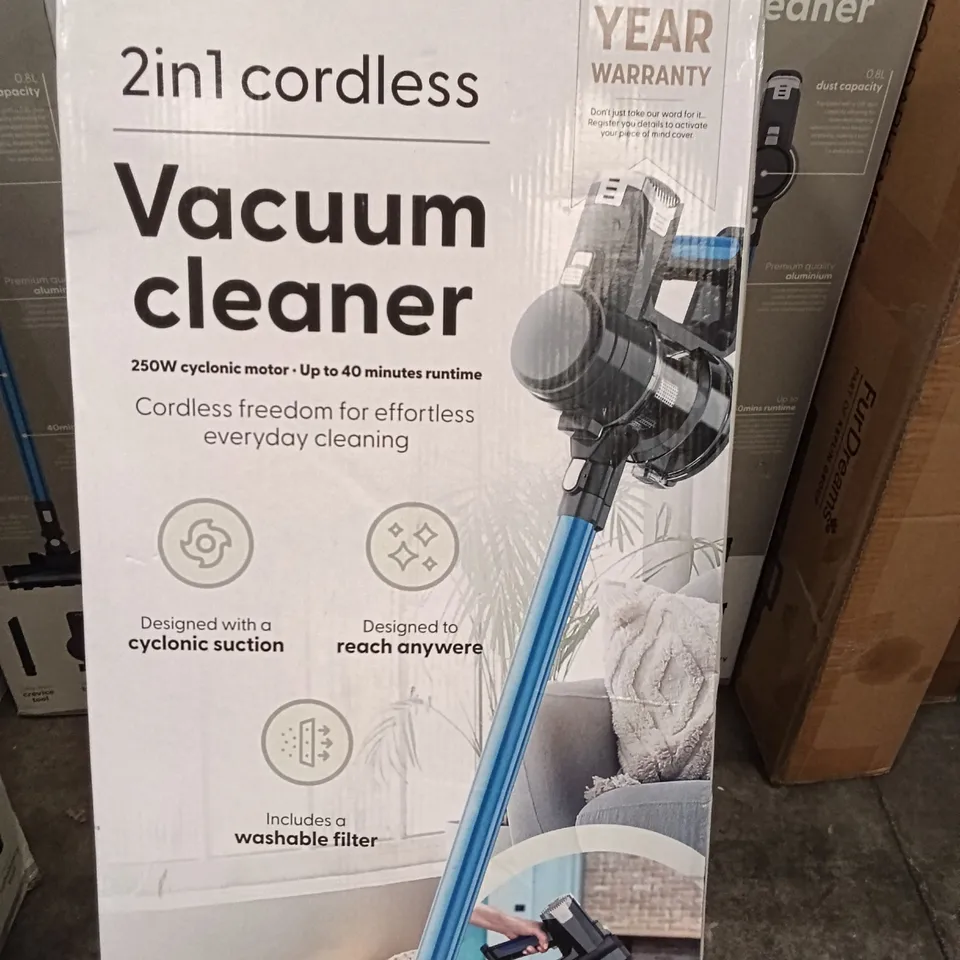BOXED KEPLIN 2IN1 CORDLESS VACUUM CLEANER 