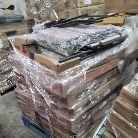 PALLET OF ASSORTED HOUSEHOLD GOODS AND PRODUCTS TO INCLUDE;CHAIR,SIDE TABLE,TABLE