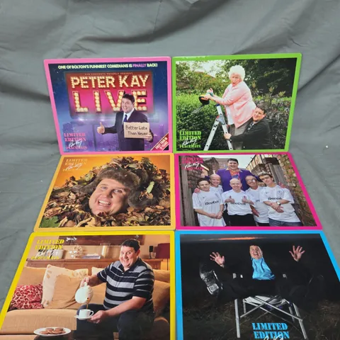 PETER KAY LIVE LIMITED EDITION PLACEMATS – SET OF 6