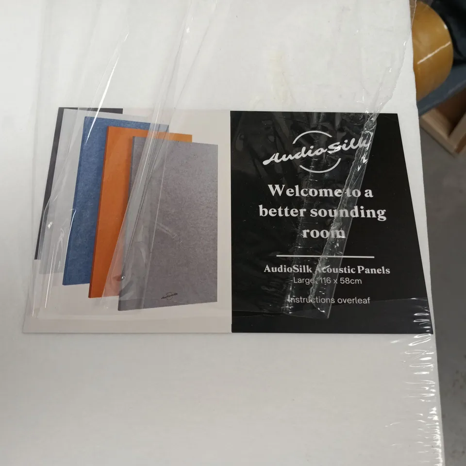 AUDIO SILK LARGE ACOUSTIC PANELS 116 X 58CM UNBOXED